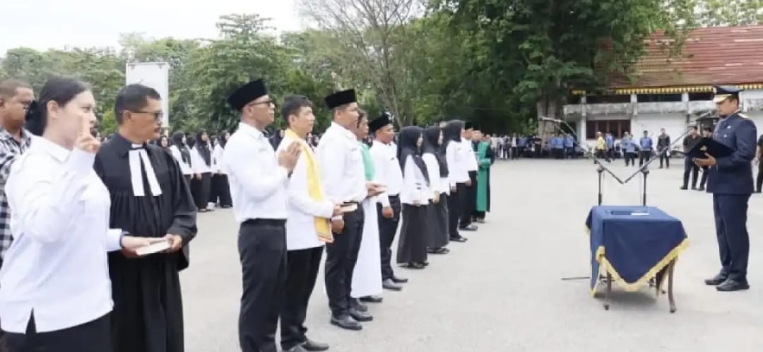 Bupati Inhu lantikan 764 PPPK  di Lingkup Pemkab