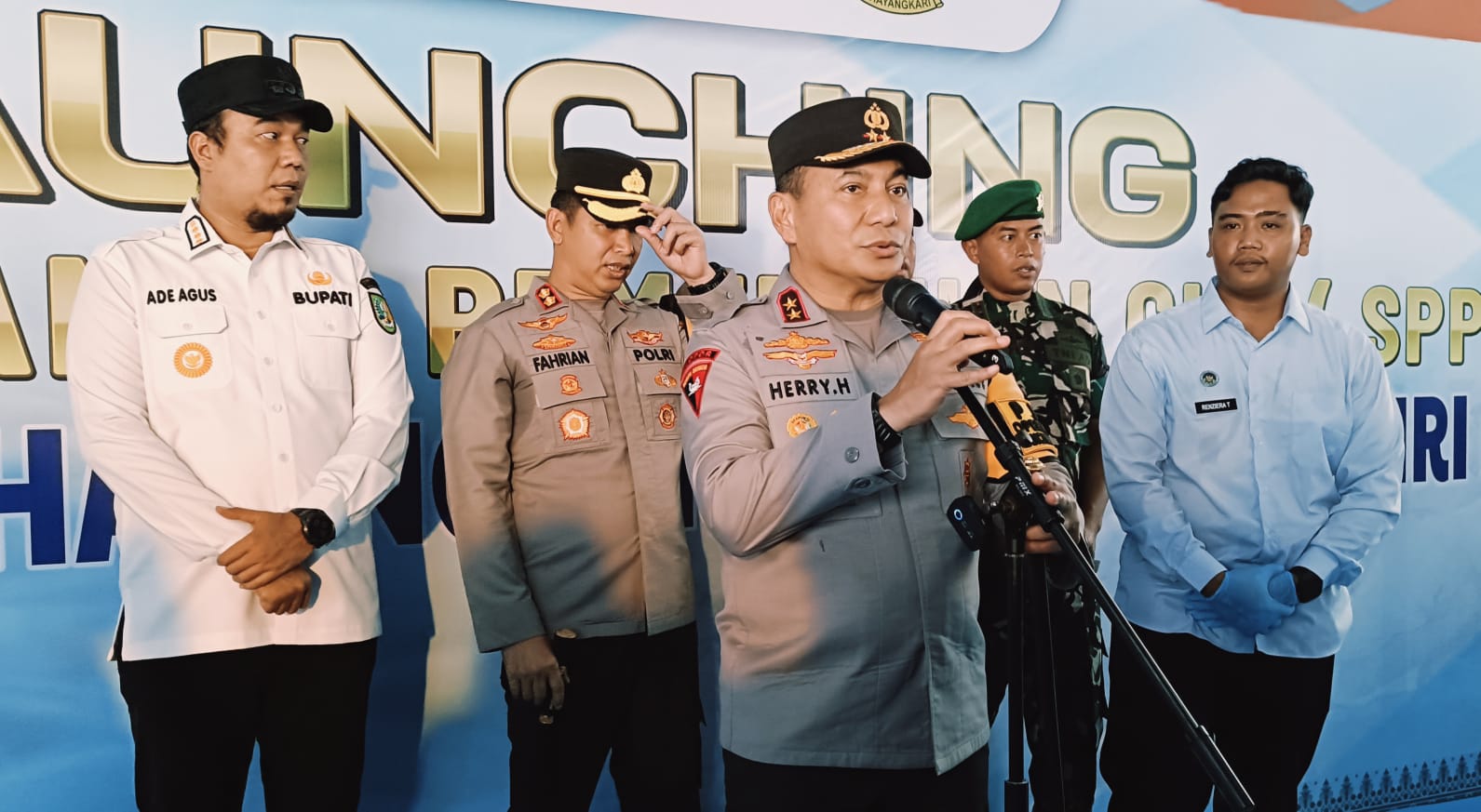 Kapolda Riau Resmikan Dapur SPPG di Inhu