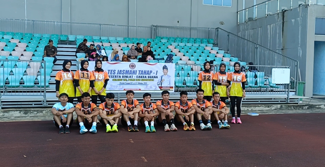 Tes jasmani tahap I, puluhan peserta Binlat hadir di Stadion Batu Canai