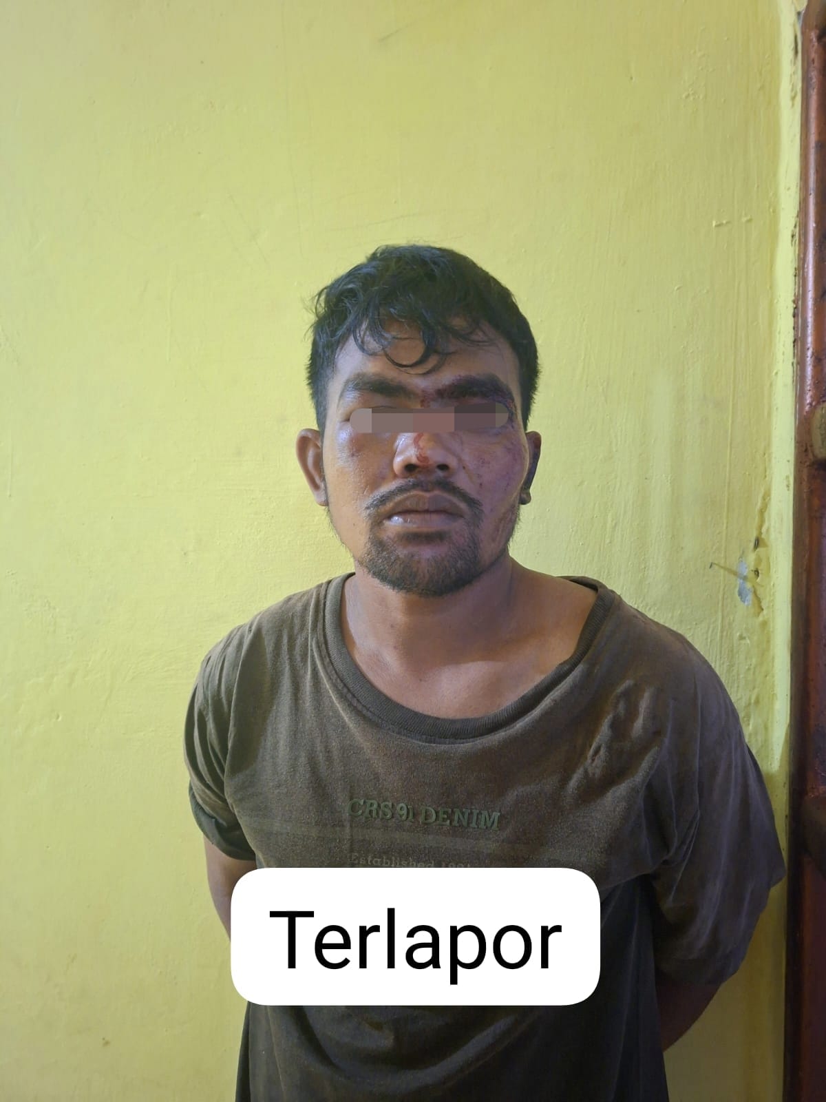 Polsek Batang Gansal Amankan Pria Pelaku Penganiayaan Brutal