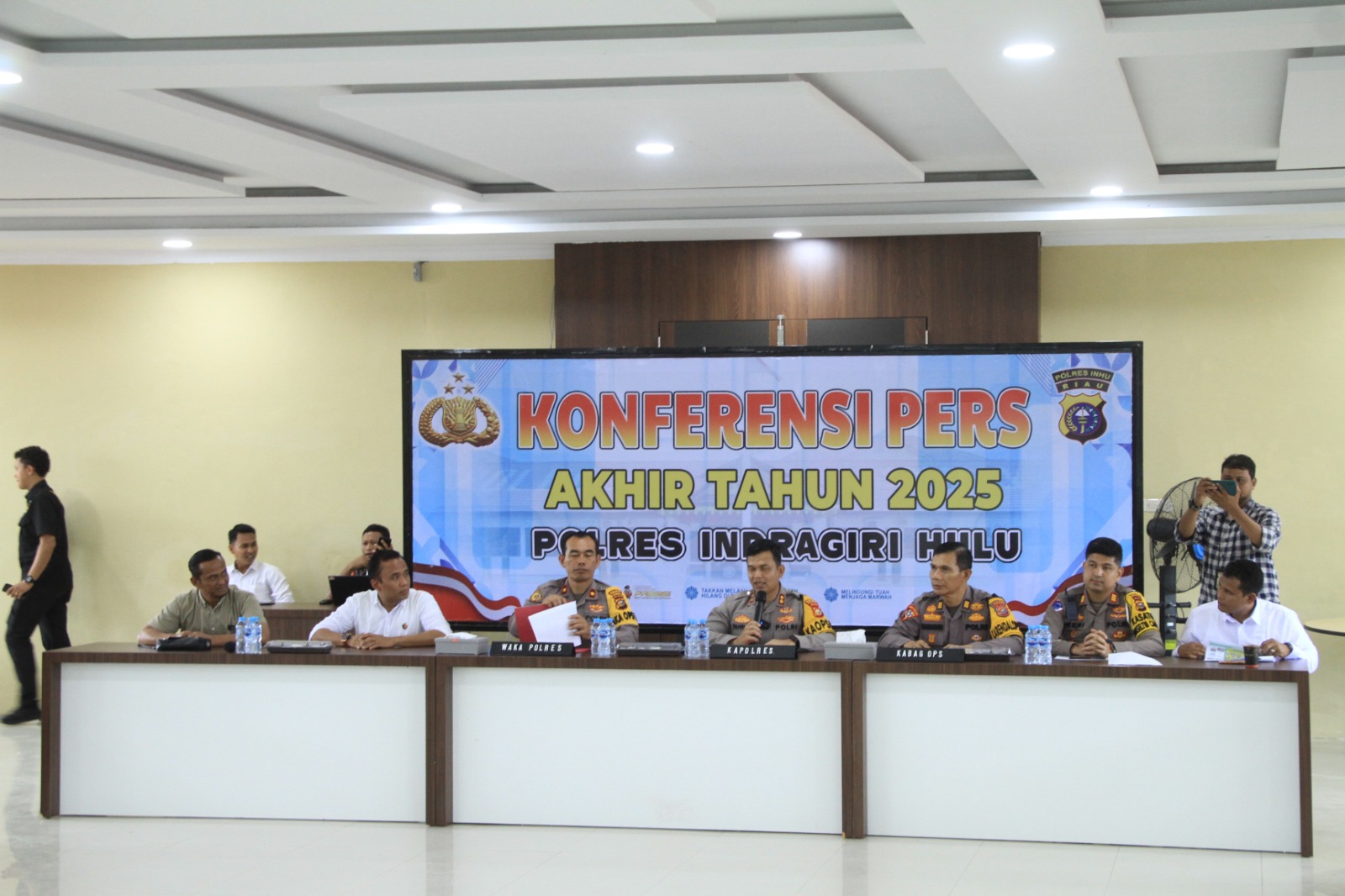 Akhir Tahun 2025, Ini Paparan Pencapaian Kinerja Kapolres Inhu