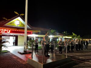 Kapolres Inhu Pimpin Apel Bersama, Pastikan Keamanan Malam Pergantian Tahun