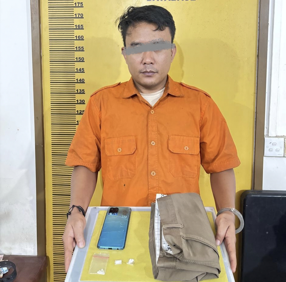 Satres Narkoba Inhu Ungkap Peredaran Narkoba, Tiga Paket Sabu bukti