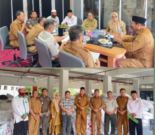 Inhu Peduli, Wabup Pimpin Rapat Persiapan Pelepasan Bantuan Bencana ke Aceh, Sumut, dan Sumbar