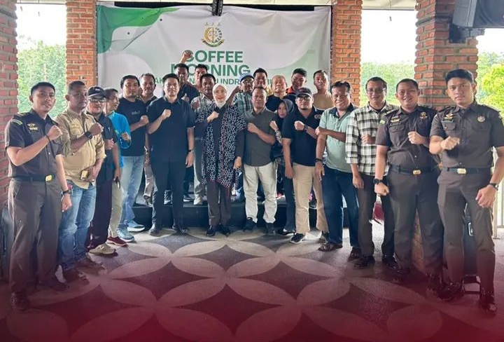 Kejari Inhu Gelar Coffee Morning Bersama Insan Pers