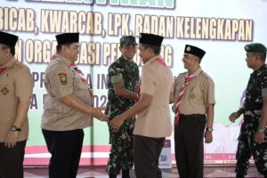 Ketua DPRD Inhu Hadiri Pengukuhan Pengurus Mabicab dan Kwarcab Pramuka Masa Bakti 2025-2030