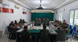 Tim Wasrik Current Audit Itdam XIX/TT Laksanakan Kunjungan Kerja di Kodim 0302/Inhu-Kuansing