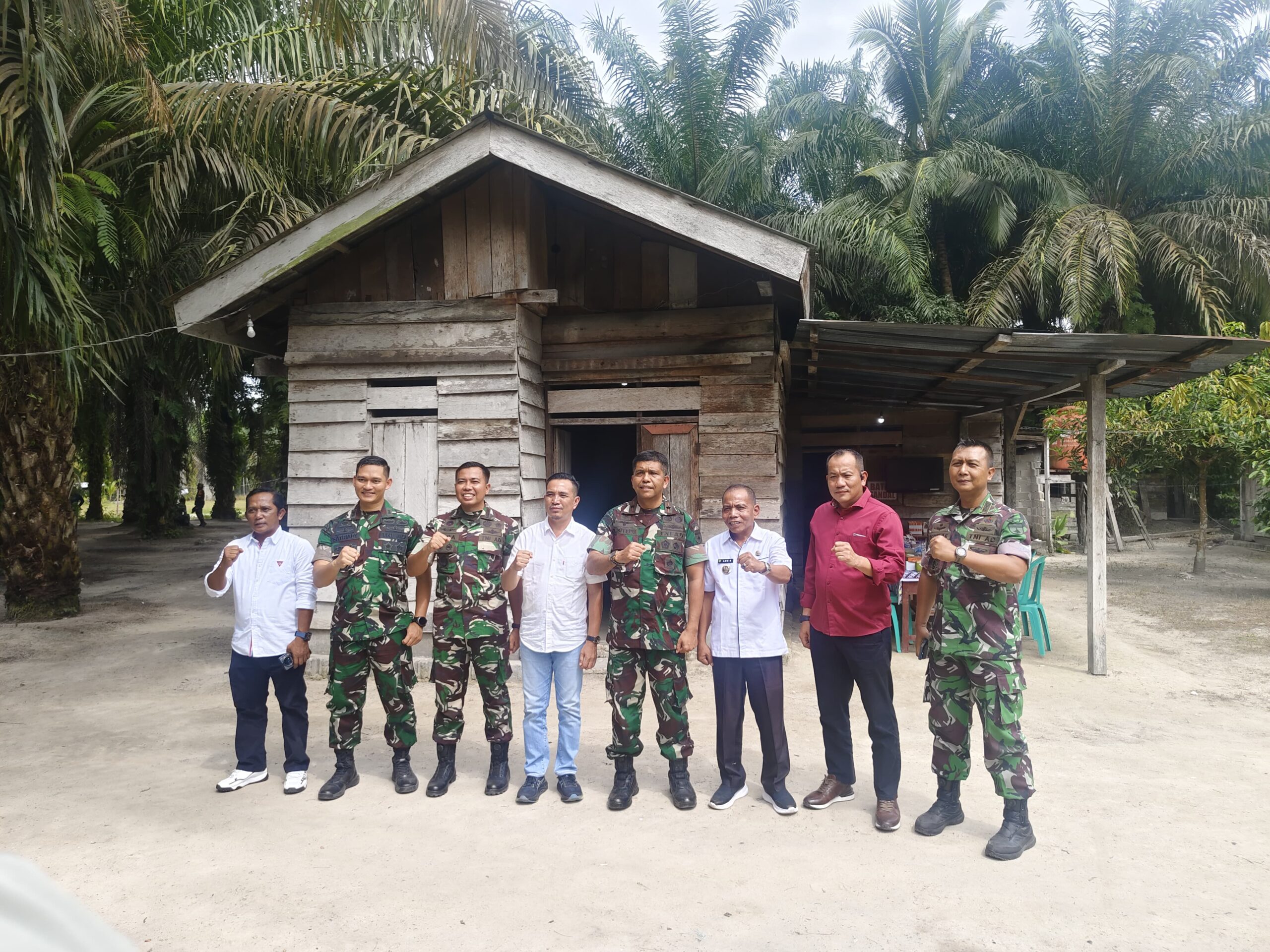 Dandim Inhu Dampingi Danrem 031/WB Kunjungi Pos 07 TNTN, Pastikan Kesiapan Personel dan Sarana Pengamanan