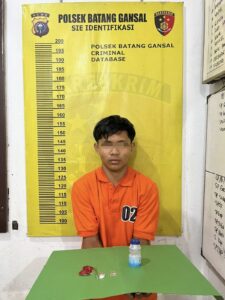 Intelegensia Personil Tinggi, Polsek Batang Gansal Sergap Pemuda Bawa Sabu Saat Melintas