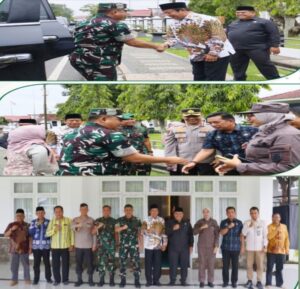 Sambut Kunker Danrem 031/Wira Bima. Sabtu Sinurat: sinergi yang solid akan memperkuat ketahanan daerah serta meningkatkan pelayanan kepada masyarakat