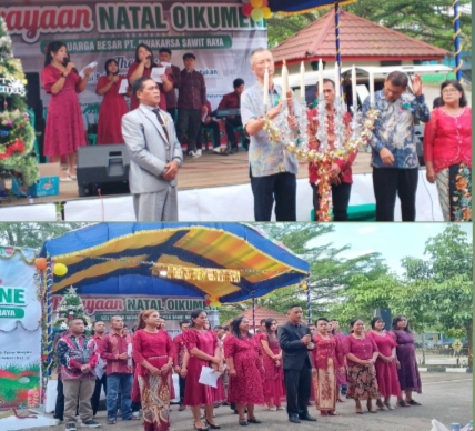 PT Swakarsa Sawit Raya Gelar Perayaan Natal Oikumene Penuh Sukacita