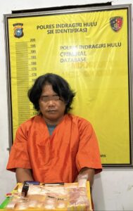 Polsek Batang Cenaku Ringkus Bandar Sabu Duperbatasan Kecamatan, Puluhan Gram Sabu Ditemukan