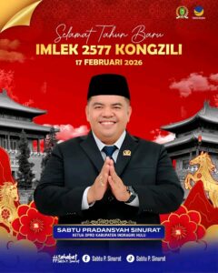 Ketua DPRD Inhu Mengucapkan Selamat Tahun Baru Imlek 2577 KONGZILI