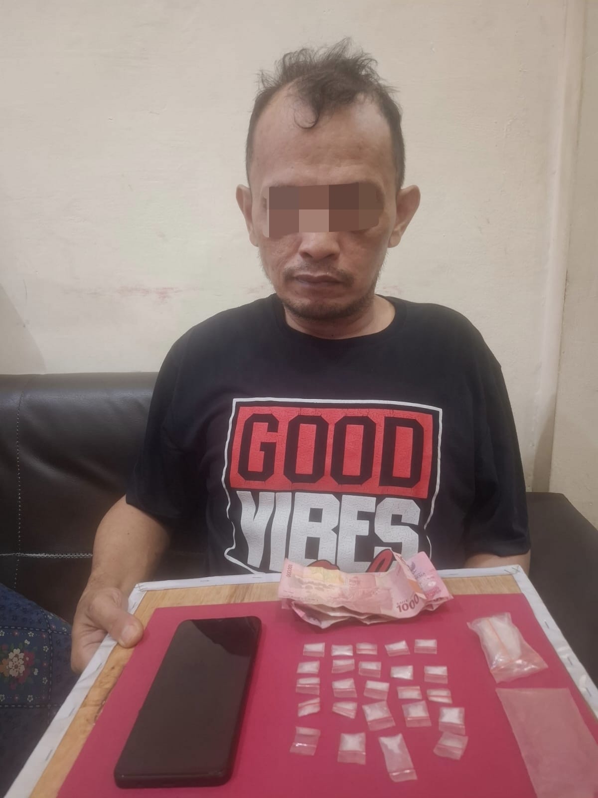 Polsek Lirik Gulung Pelaku Narkoba di Sungai Sagu, 24 Paket Sabu Disita