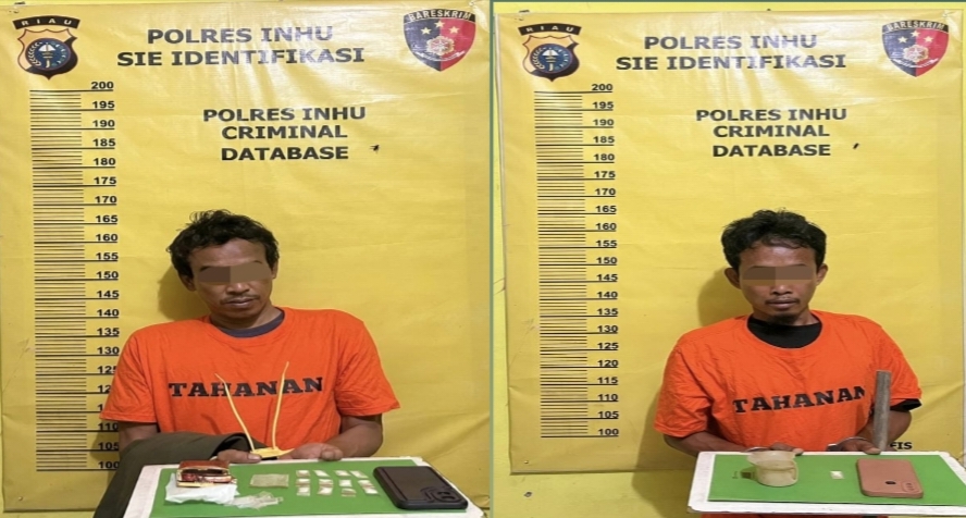 Polsek Kelayang Kembali Ringkus Dua Pelaku Penyalahgunaan Narkoba