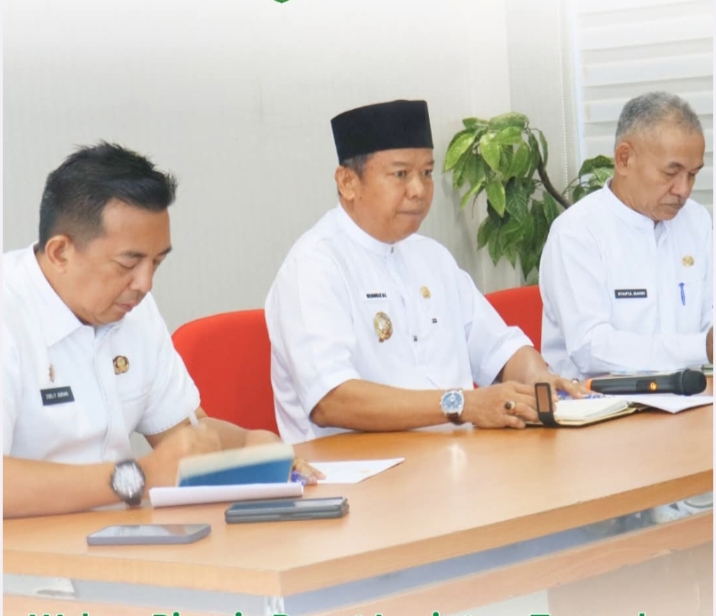 Wabup Pimpin Rapat Lanjutan, Tema dan Logo Hari Jadi ke-70 Inhu Dimatangkan