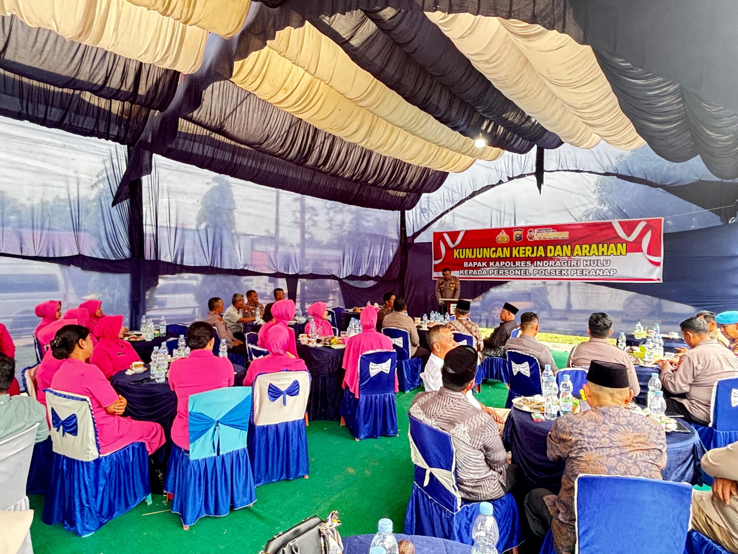 Kunjungan Kerja Perdana, Ini Penekanan Kapolres Inhu ke Seluruh Jajaran