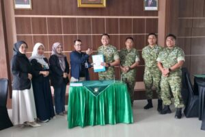 Perkuat Sinergi dan Kerja Sama, Kodim 0302/Inhu Sambut Silaturahmi BSI