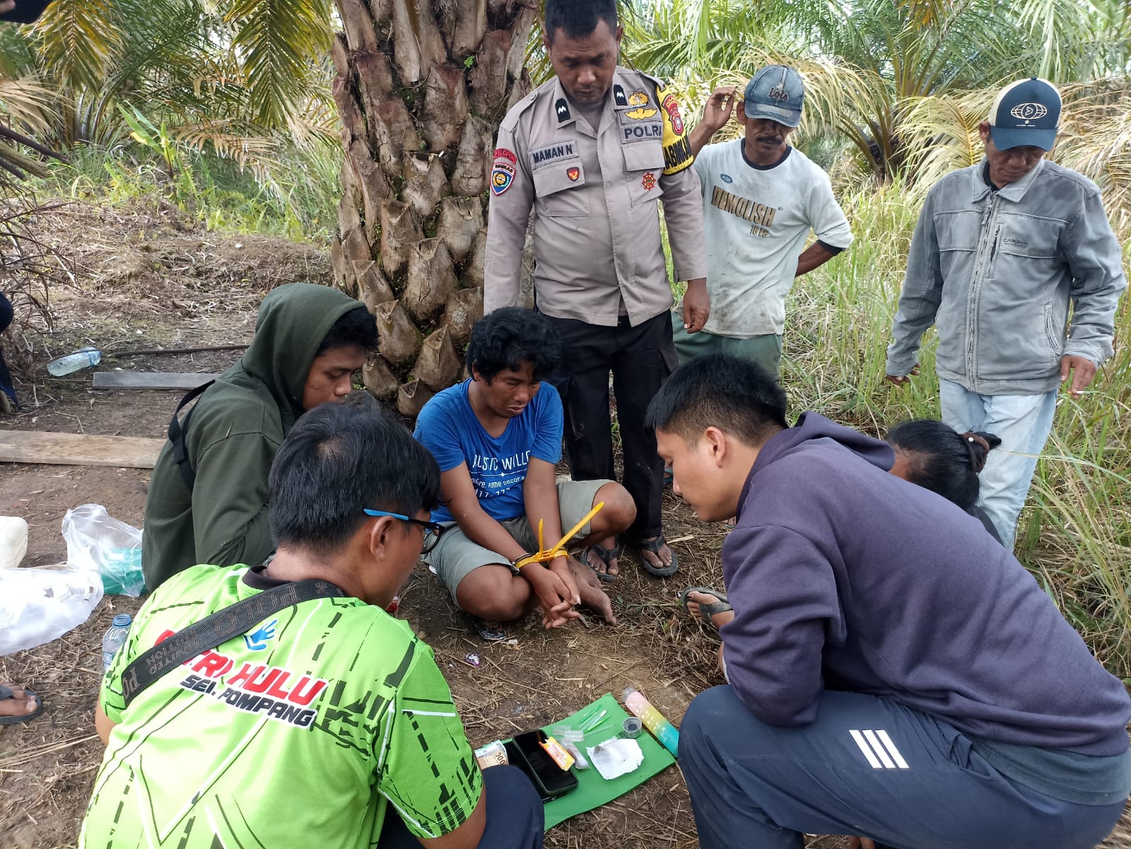 Narkoba Sampai Pedalaman Inhu, Polsek Batang Cenaku Ringkus Pria di Desa Anak Talang