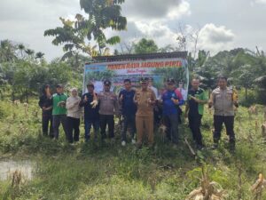 Kolaborasi Polres Inhu Bersama Usaha Desa, Perkuat Ketahanan Pangan Program Pemerintah Pusat