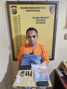 Polsek Peranap Ringkus DH Miliki Tiga Paket Sabu