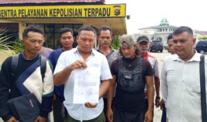 Petani Sungai Raya Laporkan Dugaan Pengrusakan Kebun dan Pengancaman ke Polres Inhu