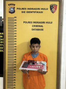 Kerap Transaksi Narkoba di Desa Pematang Jaya, Agus Berhasil Dibekuk Satresnarkoba Polres Inhu