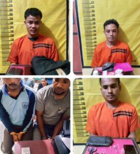 Polisi Dari Sektor Rengat Barat Tangkap “Dukun” dan Kroni