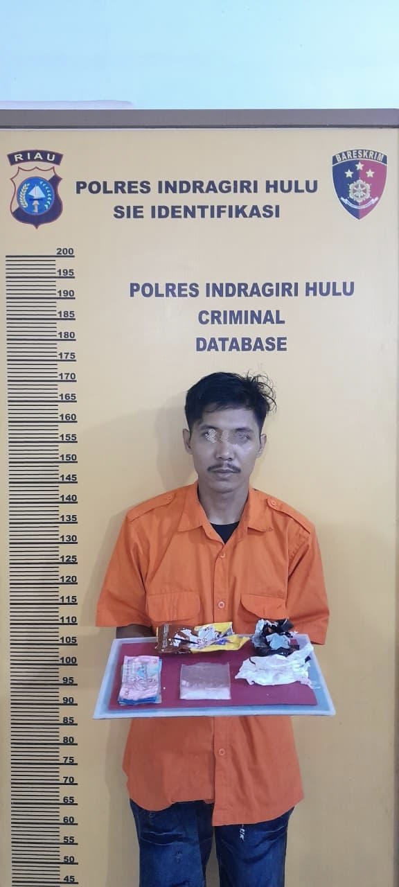 Terminal Gerbang Sari Pematang Reba Tempat Transaksi Narkotika, Polres Inhu Ciduk Pelaku