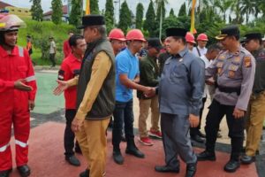Ketua DPRD Inhu Bersama Forkopimda Ikuti Apel Kesiapsiagaan Karhutla 2026