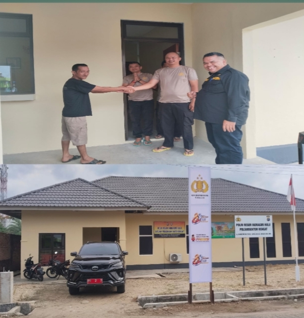 HUT Bhayangkara ke-80: Ketua DPRD Inhu Bersama Warga Beri ‘Wajah Baru’ untuk Polsubsektor Rengat