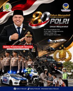 Ketua DPRD Inhu Mengucapkan Selamat Hari Bhayangkara ke-80