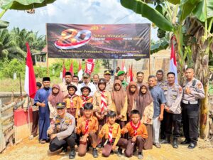 Tujuh Jembatan Merah Putih Presisi di Inhu Diresmikan Kapolri Secara Virtual