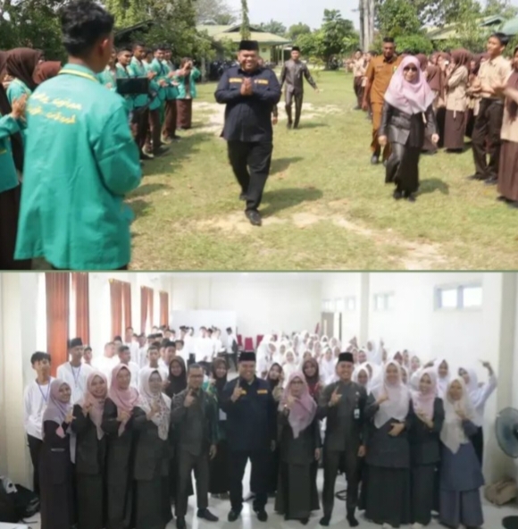 Ketua DPRD Inhu Sabtu P. Sinurat Hadiri MATAMUDA di MAN 1 Indragiri Hulu