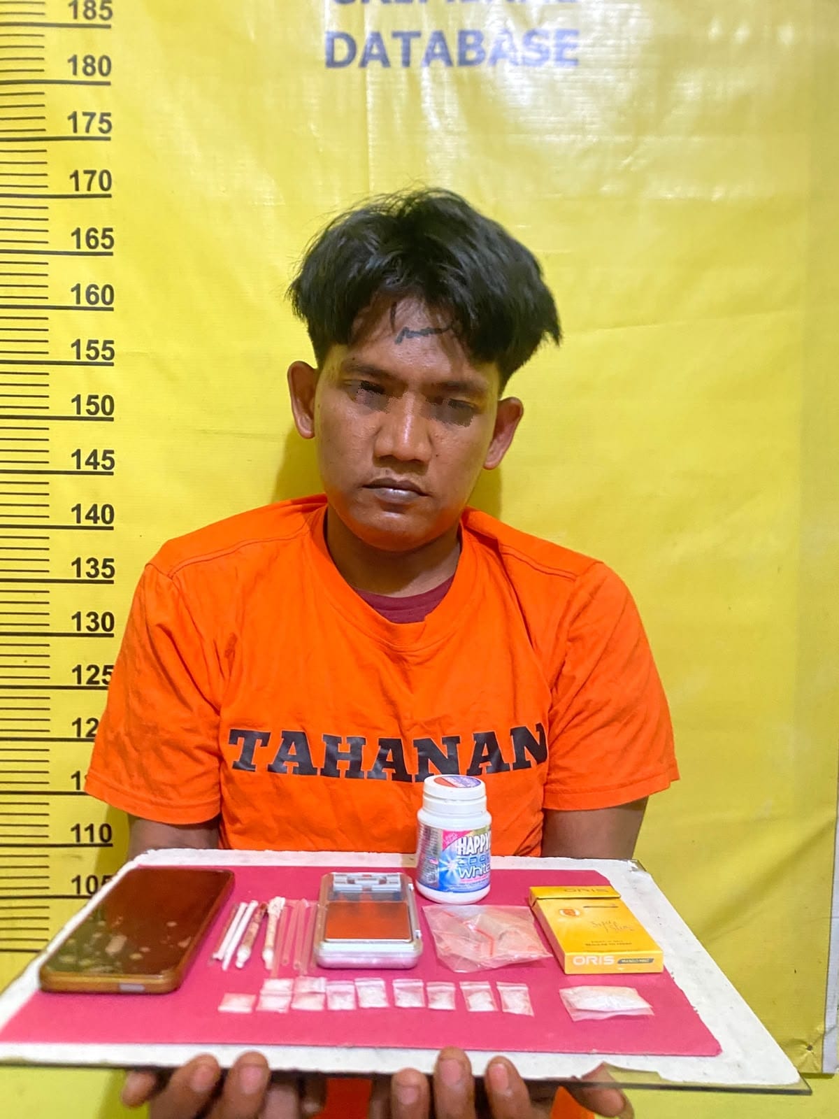 Ruko di Simpang Kota Medan Kelayang Digrebek Polisi, Belasan Paket Sabu Ditemukan