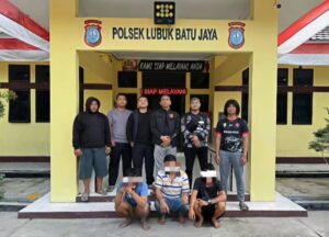 Polsek LBJ Cetak Hasil Positif, Gulung Tiga Pria Penyalahgunaan Narkotika