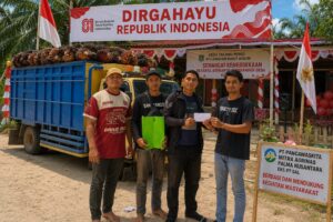 Semangat Kemerdekaan RI di Talang Perigi, Pancawaskita Mitra Agrinas Hadir Mendukung
