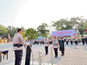 Kapolres Inhu Pimpin Sertijab Kasat Lantas, AKP Luthfi Resmi Gantikan AKP Fikri