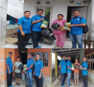 GAMKI Inhu Berbagi Kasih, Salurkan Puluhan Paket Sembako di Dua Kecamatan