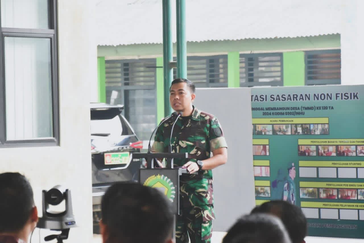 Jam Komandan Kodim 0302/Inhu, Dandim Tekankan Disiplin dan Rekrutmen Prajurit TNI AD Gratis