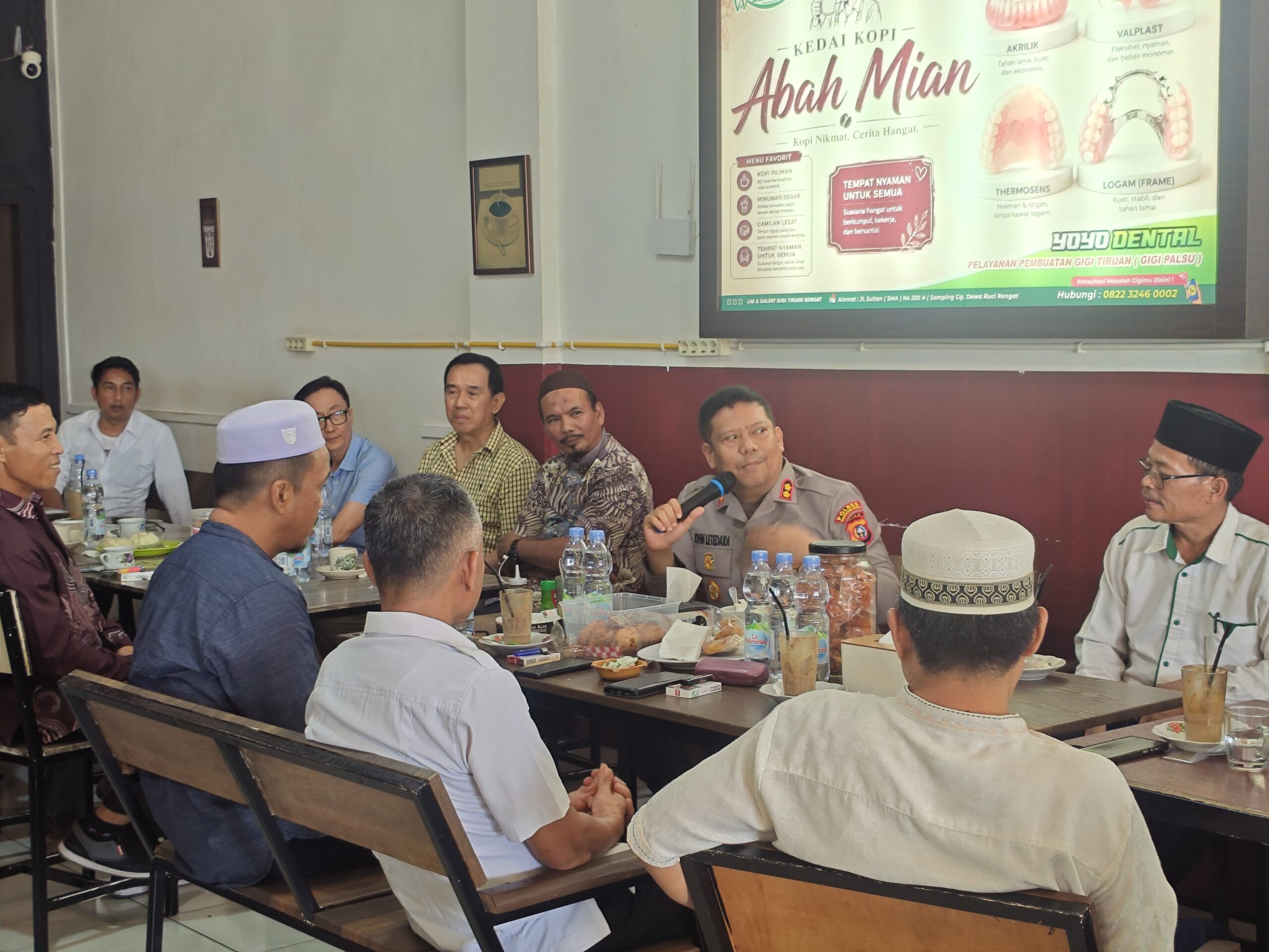 Perkuat Sinergitas Jaga Kamtibmas dan Bahaya Narkoba, Kapolres Inhu Silaturahmi Bersama FKUB dan Tokoh Lintas Agama