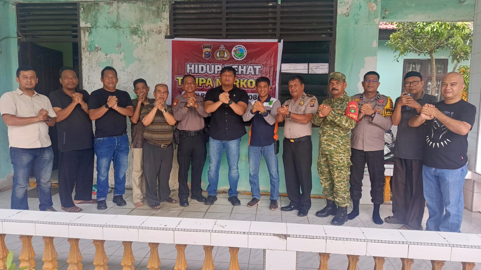 Perkuat Peran Masyarakat Cegah Narkoba, Polres Inhu Bentuk Pokja Kampung Bersinar di Kambesko