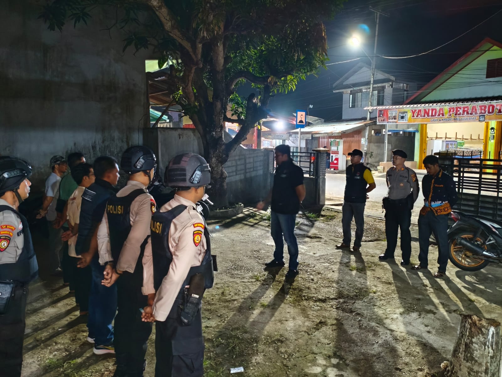 Polres Inhu Wujudkan Kampung Bersinar, Gelar Razia Sarang Narkoba di Kambesko