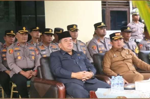 Ketua DPRD Inhu Sabtu P. Sinurat Hadiri Apel Gelar Pasukan OPS Patuh Lancang Kuning 2026